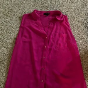 Tank top dress shirt